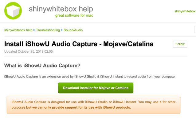 iShowU Audio Capture
